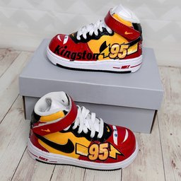 Cars Cartoon Cartoon Custom Air Force 1