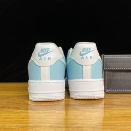 Baby Blue Lettering Custom Air Force 1 - view 3