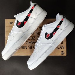 Black Red Clouds Custom Air Force 1