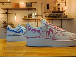 Lilo & Stitch Graffiti Couple Custom Air Force 1 - view 4