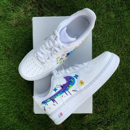 Color Planet Cartoon Custom Air Force 1 - view 2