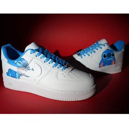 Stitch Graffiti Custom Air Force 1 - view 2