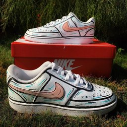 Macaron Graffiti Custom Air Force 1 - view 2