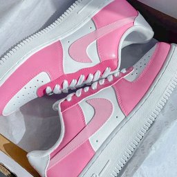 Pink Art Custom Air Force 1 - view 2