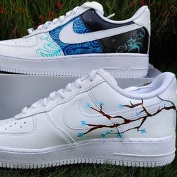 Abstract Graffiti Texture Custom Air Force 1 - view 2