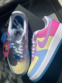 Color Stitching Rainbow Custom Air Force 1 - view 2