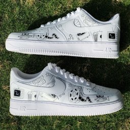 Black and White Movie Custom Air Force 1 - view 2