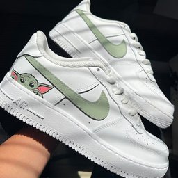 Alien Cartoon Green Custom Air Force 1
