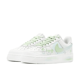 Green Blue Stop Custom Air Force 1 - view 3