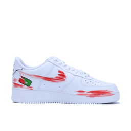 Three Swoosh Red Blue Purple Custom Air Force 1 - view 2