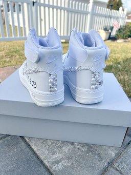 Pearl Crystal High Top Custom Air Force 1 - view 3