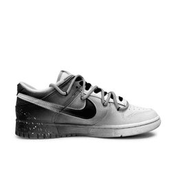 Extra Lace White Gray Gradient Custom Air Force 1 - view 2