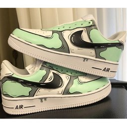 Mint Green Comics Custom Air Force 1