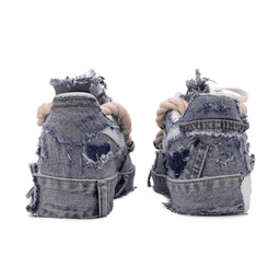 Thick Lace Denim Patch Custom Air Force 1 - view 3