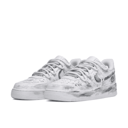 Extra Lace Gray White Custom Air Force 1 - view 3