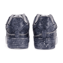Metal Chain White Black Gradient Custom Air Force 1 - view 4