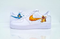 Pokémon Cartoon Graffiti Custom Air Force 1 - view 2