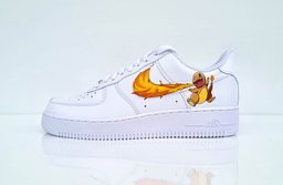 Pokémon Cartoon Graffiti Custom Air Force 1 - view 4