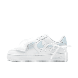 White Lace Blue Custom Air Force 1