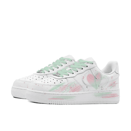 Light Green Pink Heat Custom Air Force 1 - view 3