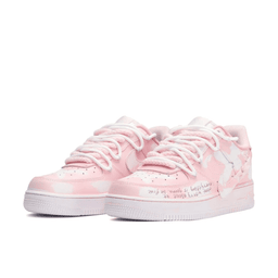 Slanted Swoosh Extra Lace Pink Custom Air Force 1 - view 3
