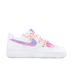 Extra Lace Blue Pink Custom Air Force 1 - view 2