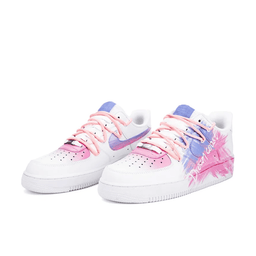 Extra Lace Blue Pink Custom Air Force 1 - view 3