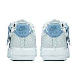Extra Lace Snowflake Blue Custom Air Force 1 - view 4