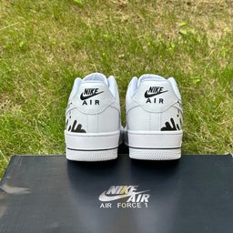 Custom Air Force 1 Volcanic Eruption Cartoon - view 2