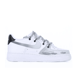 Extra Lace Gray Cloud Custom Air Force 1 - view 2