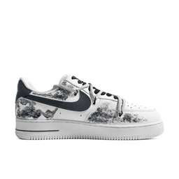Extra Lace Black Gray Custom Air Force 1 - view 2