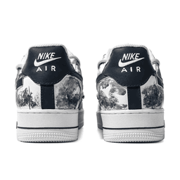 Extra Lace Black Gray Custom Air Force 1 - view 4