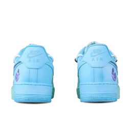 Extra Lace Blue Green Gradient Custom Air Force 1 - view 4