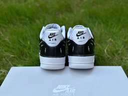 Custom Air Force 1 Black White Cartoon - view 2