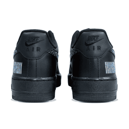 Graffiti Blue Swoosh Black Custom Air Force 1 - view 4