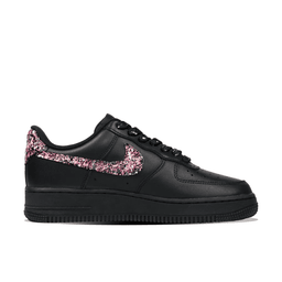 Graffiti Pink Swoosh Black Custom Air Force 1 - view 2