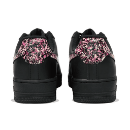 Graffiti Pink Swoosh Black Custom Air Force 1 - view 4