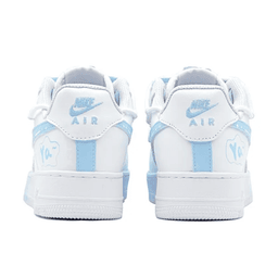 Extra Lace Blue White Gradient Custom Air Force 1 - view 4