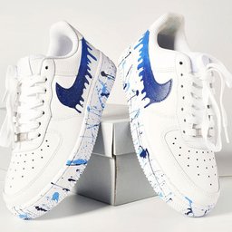 Starry Blue Custom Air Force 1 - view 3