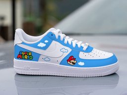 Blue Mario Fun Custom Air Force 1 - view 3