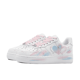 Light Blue Pink Heat Custom Air Force 1 - view 3