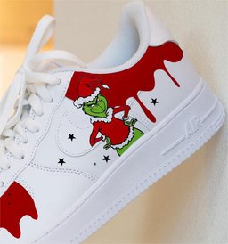 Christmas Grinch Custom Air Force 1 - view 2