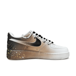 Extra Lace Brown White Gradient Custom Air Force 1 - view 2