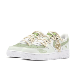 Extra Lace Green Custom Air Force 1 - view 3