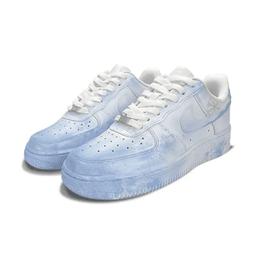Blue Blooming Snowflake Custom Air Force 1 - view 3