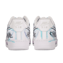 Simple Figure Blue Purple Custom Air Force 1 - view 4