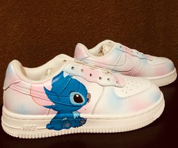Stitch Cartoon Custom Air Force 1 - view 2