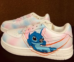 Stitch Cartoon Custom Air Force 1 - view 3
