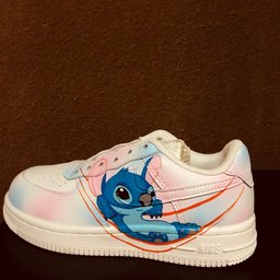 Stitch Cartoon Custom Air Force 1 - view 4