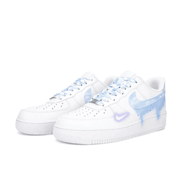 Blue Dripping Custom Air Force 1 - view 3